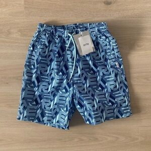 Men's Blue Arte Swim Shorts Size M